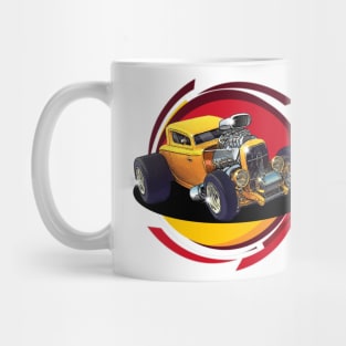 Hot Rods - Abstract Background Mug